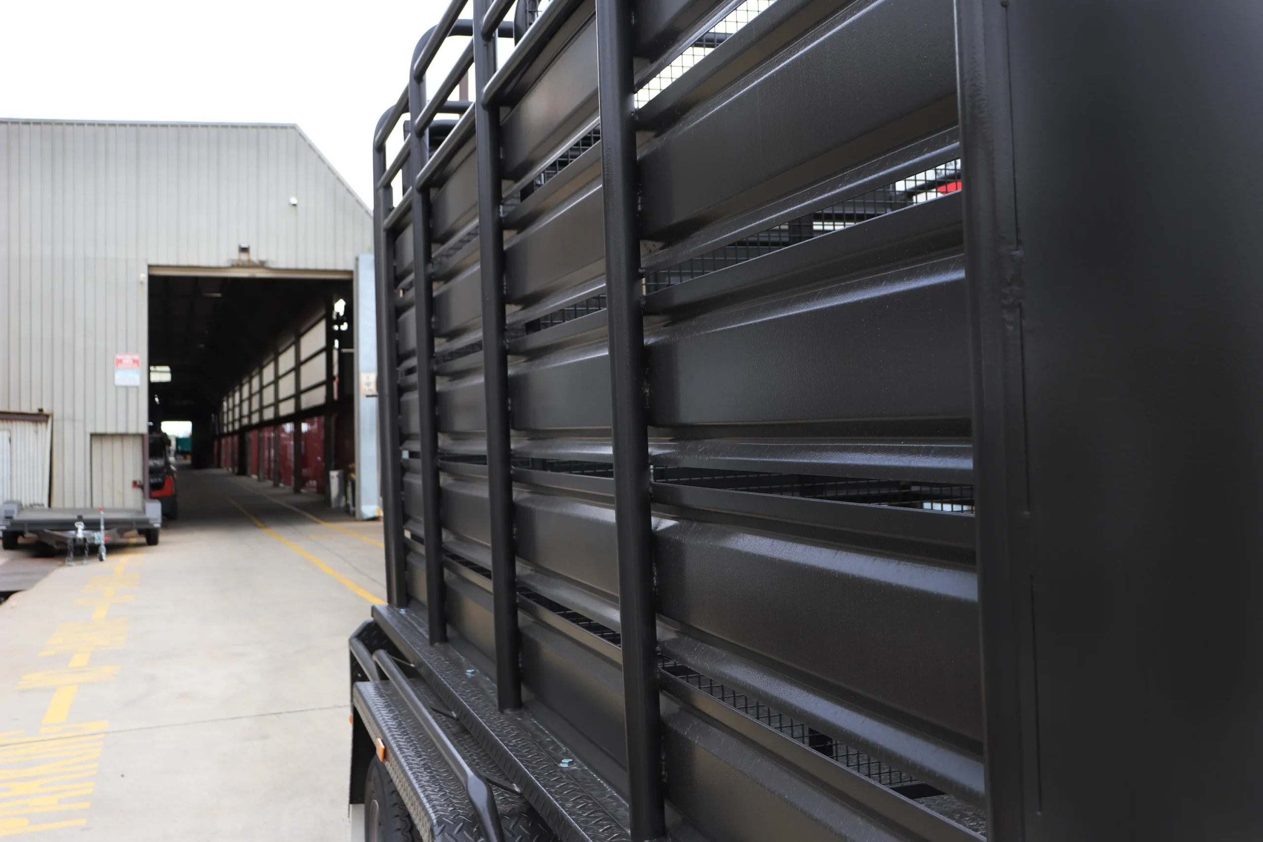 12×6 Deluxe Heavy Duty Stock Crate Tandem Trailer for Sale - Image 4