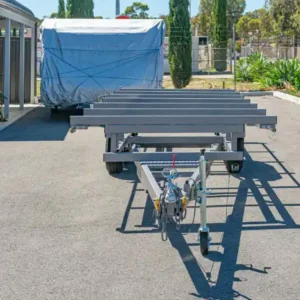 16x7 Beam Trailer - Tandem Axle