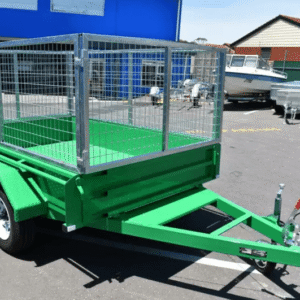 8 X 5 Braked 1990 Kg Rated Caged With Ramp Tailgates