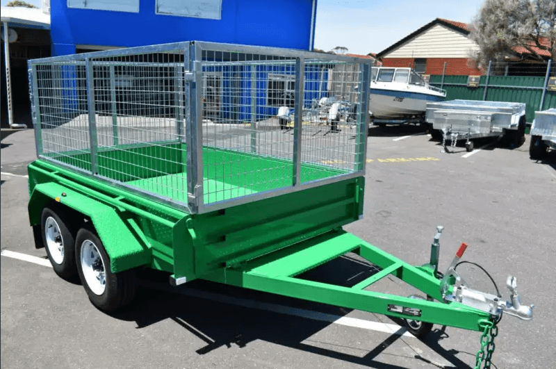 8 X 5 Braked 1990 Kg Rated Caged With Ramp Tailgates