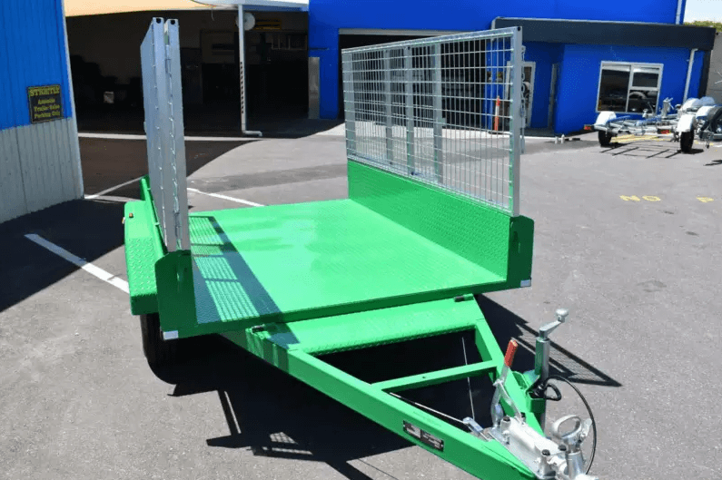 8 X 5 Braked 1990 Kg Rated Caged With Ramp Tailgates - Image 4