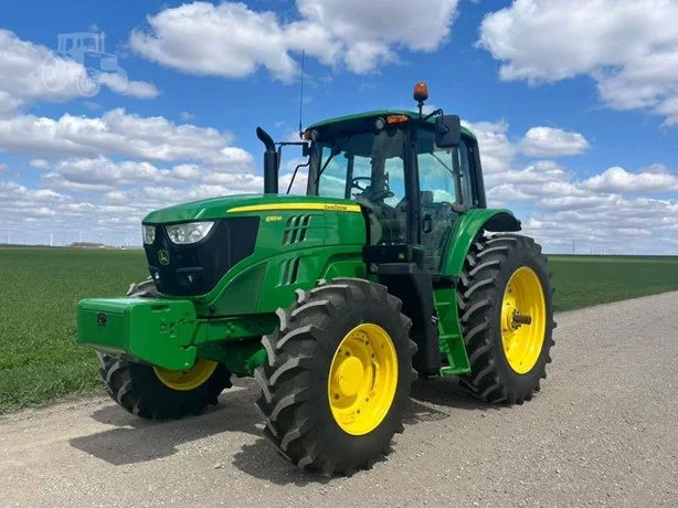2018 John Deere 6155M 155 HP MFWD Tractor with Power Quad Transmission